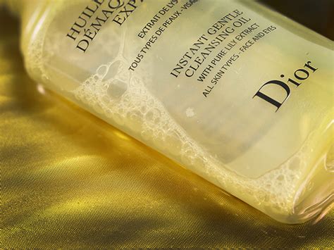 dior cleansing oil review.